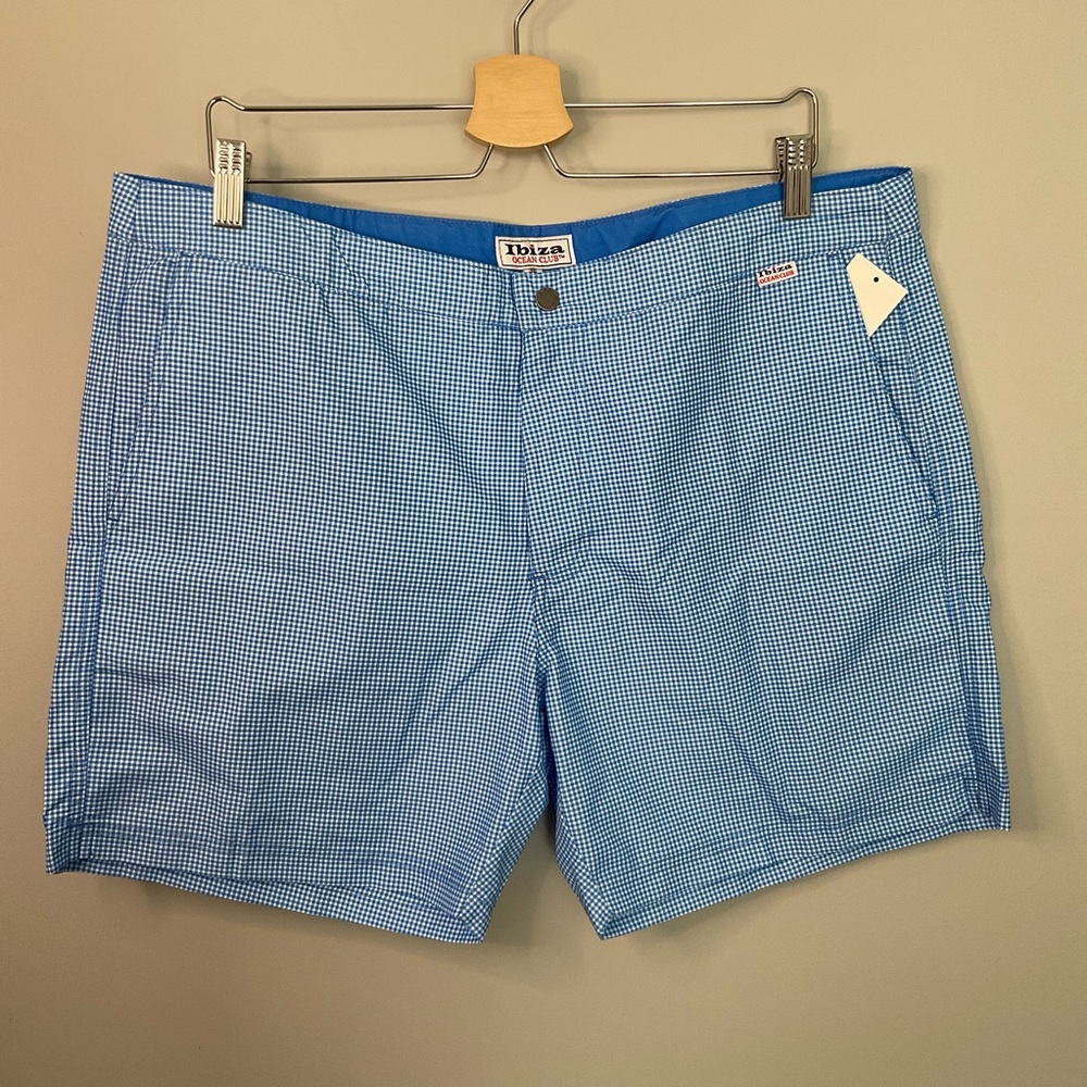 Ibiza Ocean Club mesh lined swim trucks shorts size 36.